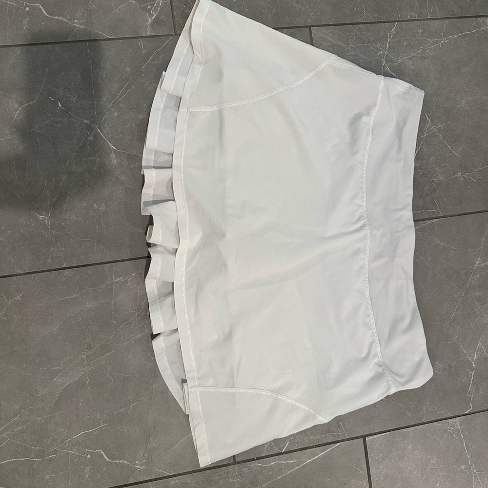 Lululemon White Tennis Skirt